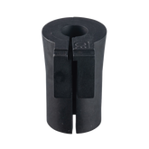 Pasacable Grommet de Entrada de Cable Terminado, Sencillo y Pequeño, 0.24"-0.28", Color Negro. Paquete de 12 Piezas